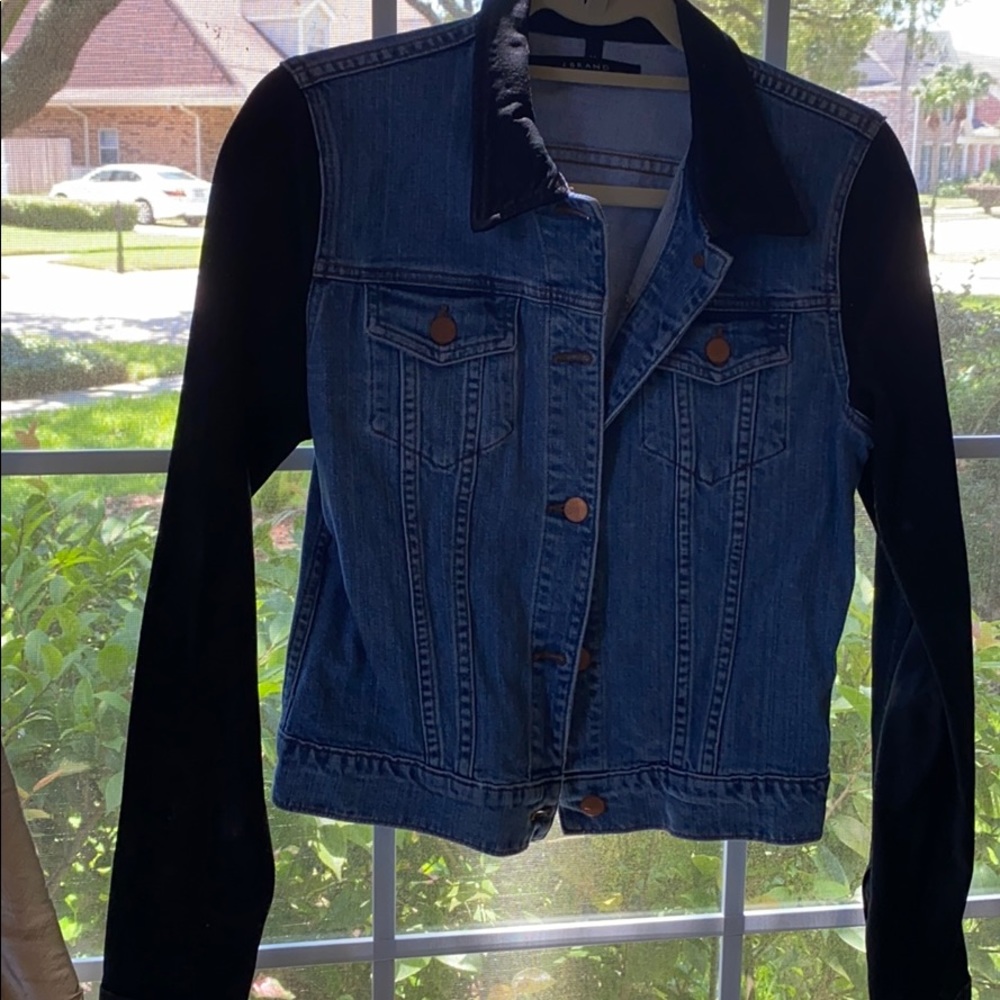 J brand moto denim jacket